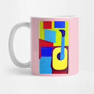 Abstract Modern: Guitar Mug